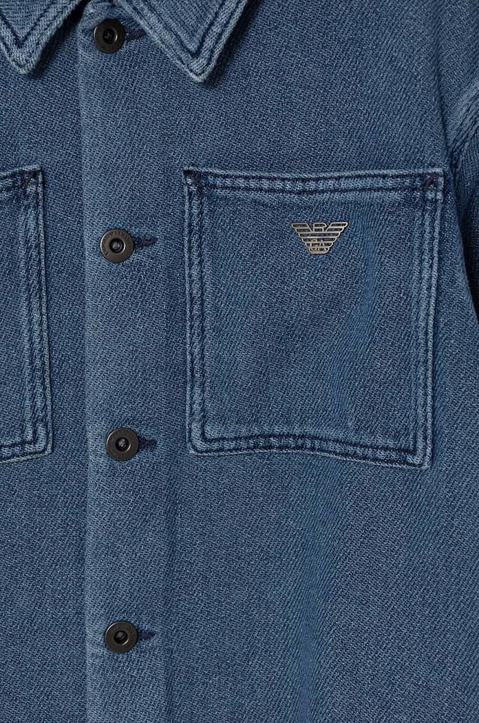Детско дънково яке Emporio Armani син 6D4CJ3.4D4DZ