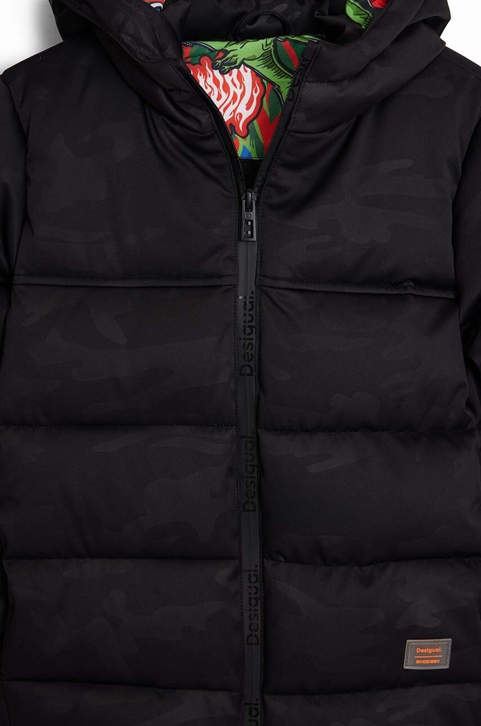 Geacă copii Desigual 24WBEW05 negru