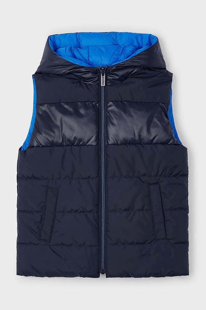 Mayoral bezrękawnik dwustronny dziecięcy 4347.5G.Mini.9BYH niebieski AW24
