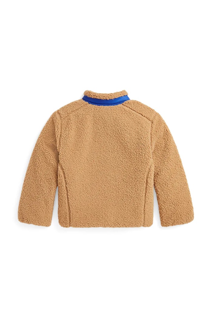Dětská oboustranná bunda Polo Ralph Lauren 322949927001 hnědá AW24