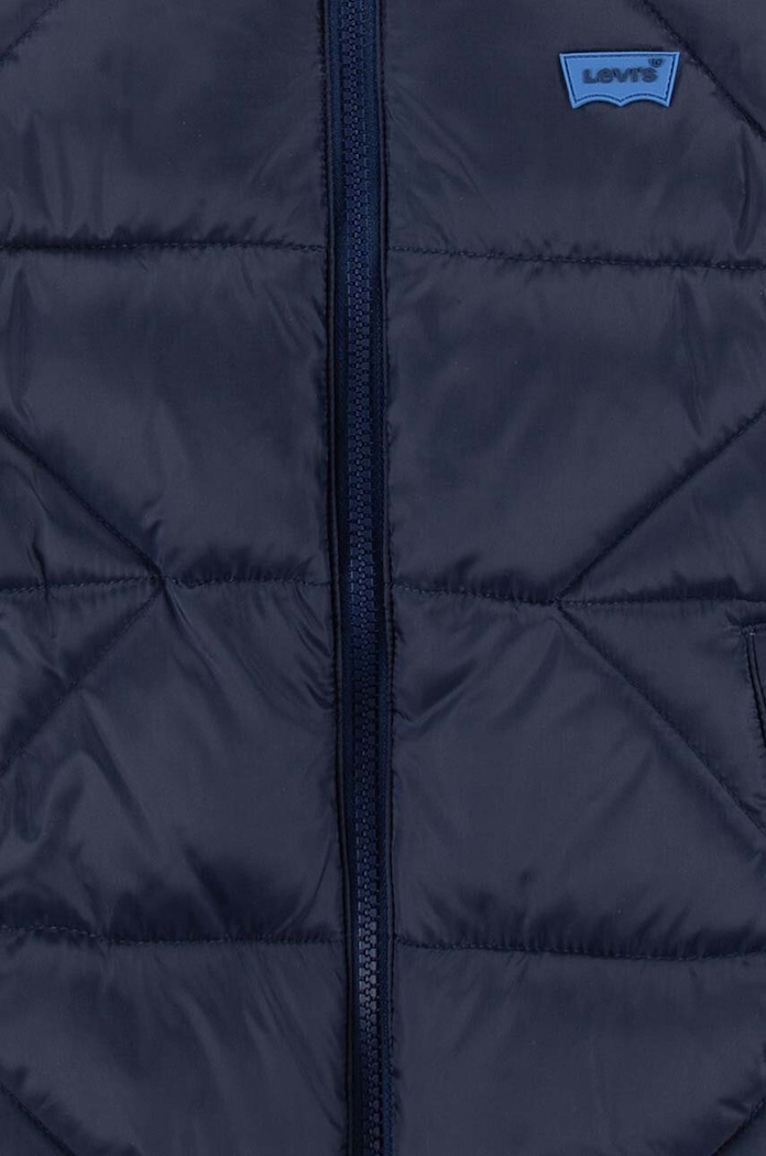 Jakna za bebe Levi's SHERPA LINED PUFFER JKT plava 6EL257