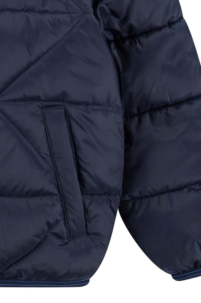 Jakna za bebe Levi's SHERPA LINED PUFFER JKT 6EL257 plava