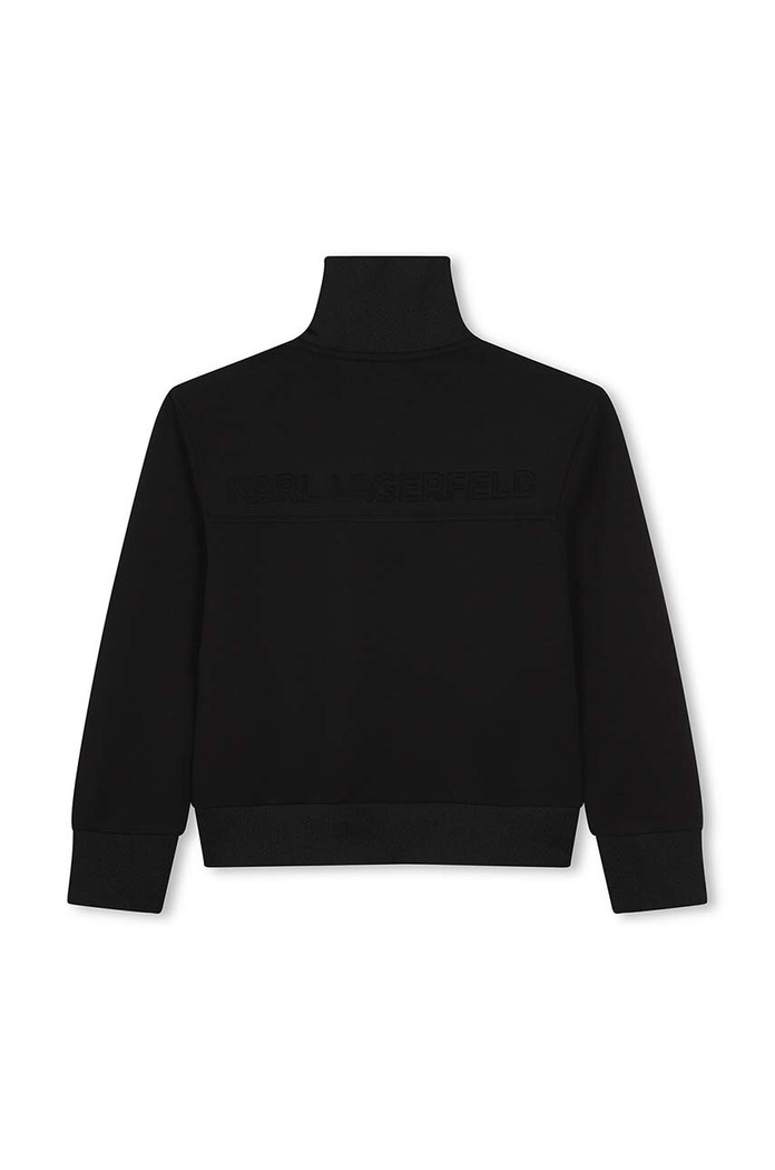 Παιδική μπλούζα Karl Lagerfeld Z30261.114.150 μαύρο AW24