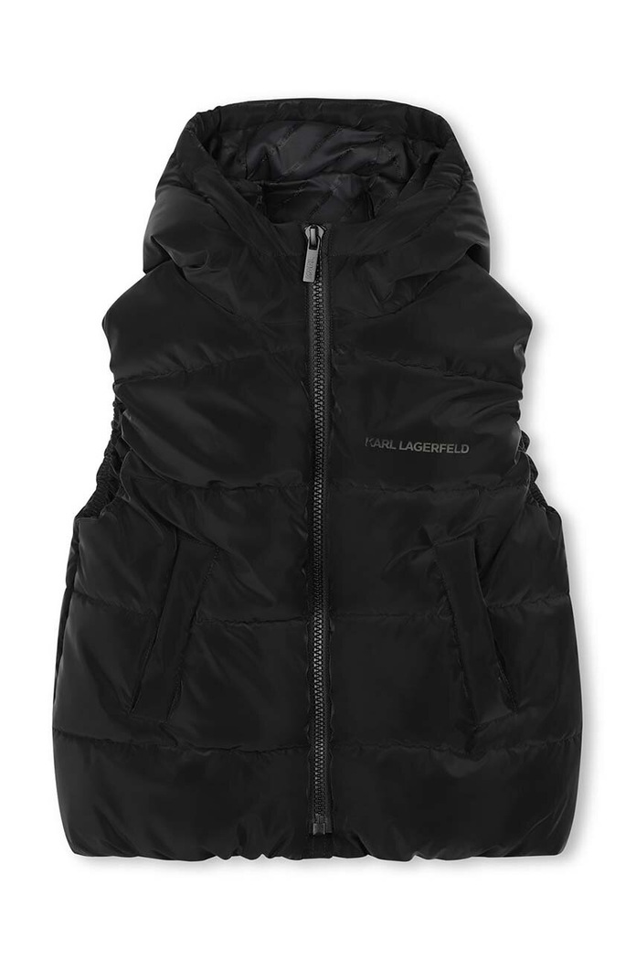 Karl Lagerfeld bezrękawnik dziecięcy Z30267.162.174 czarny AW24