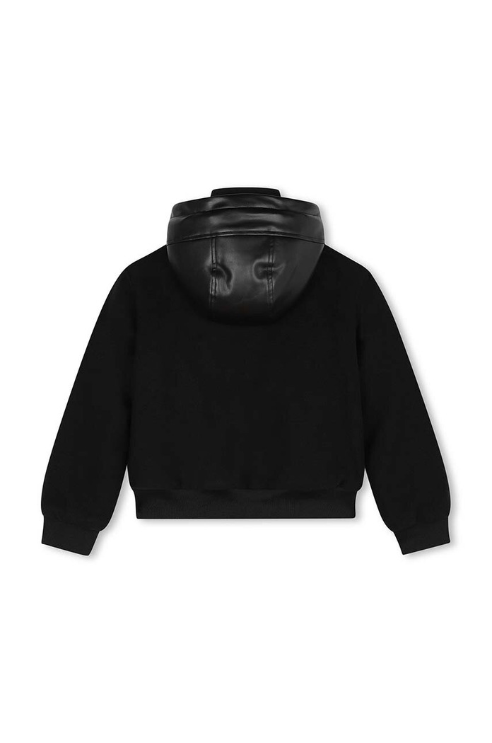 Karl Lagerfeld jachetă pentru copii din amestec de lână Z30271.162.174 negru AW24