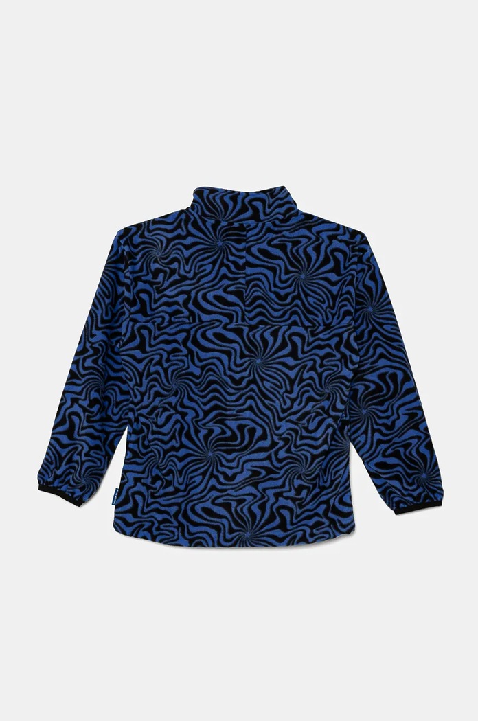 Βρεφική μπλούζα fleece Quiksilver ICE FIELDS FZ EQBFT03907 μπλε AW24