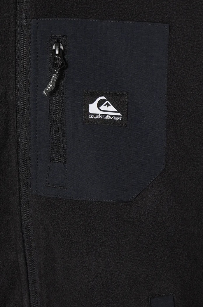 Момче Детски поларен суичър Quiksilver ICE FIELDS FZ EQBFT03907 черен