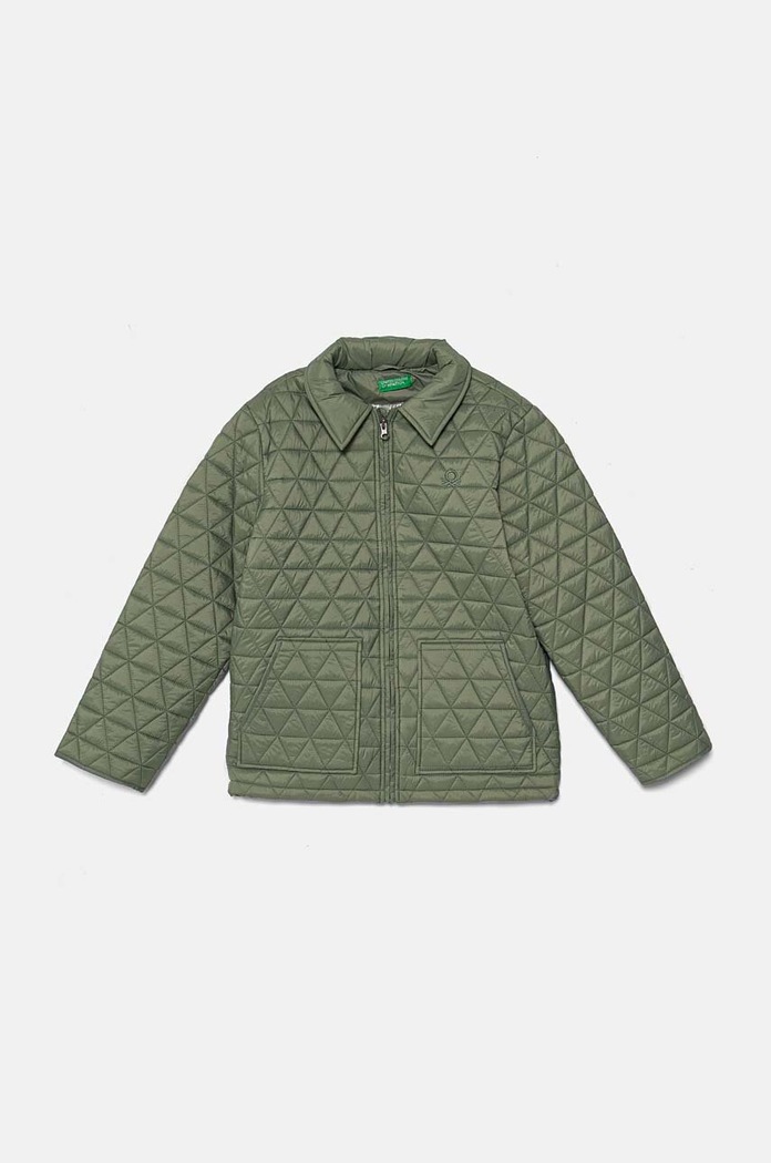 Детско яке United Colors of Benetton лека изолация зелен 2MJACN053.G.Seasonal