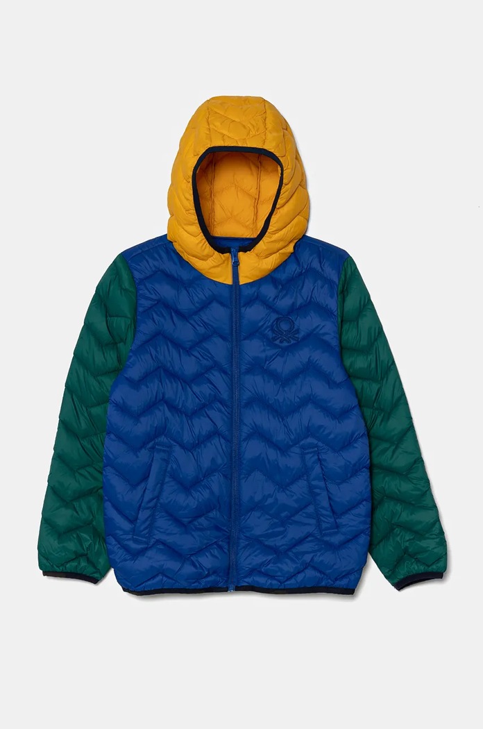 Детско яке United Colors of Benetton лека изолация син 2TWDCN04V.G.Seasonal