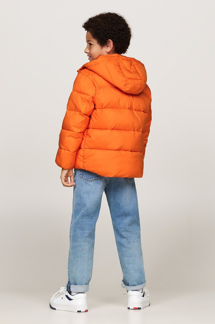 Tommy Hilfiger kurtka dziecięca KB0KB09207.9BYH.128.176 pomarańczowy