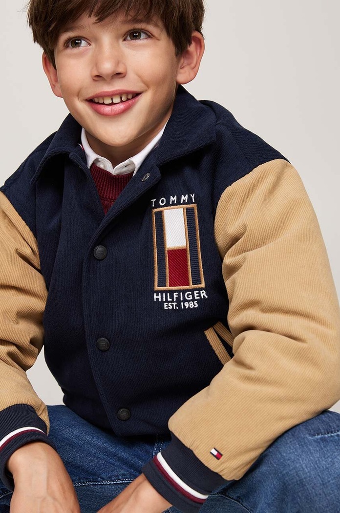 Dječaci Dječja bomber jakna Tommy Hilfiger KB0KB09403.9BYH.128.176 bež