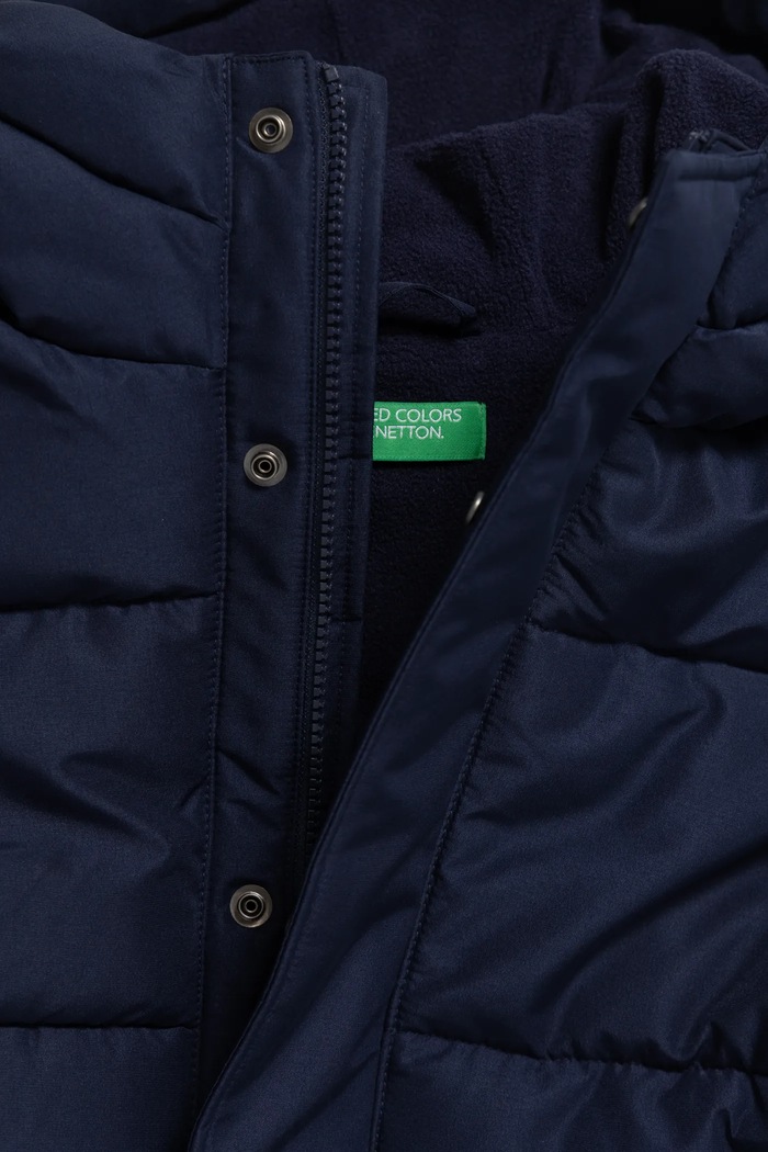 Chłopiec United Colors of Benetton Kurtka dziecięca 2KPLCN05P.G.Seasonal granatowy