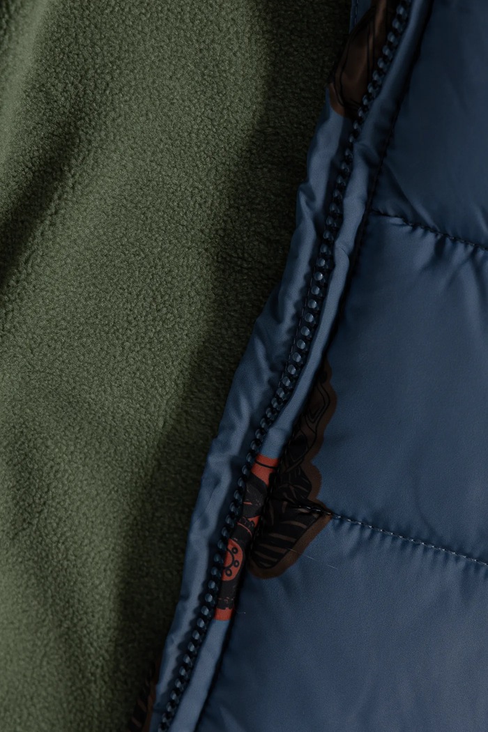Băieți United Colors of Benetton geaca copii 23ANGN03E.P.Seasonal albastru