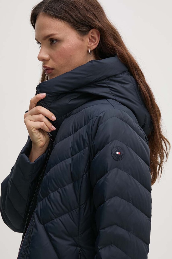 Kurtka puchowa Tommy Hilfiger WW0WW42622 granatowy