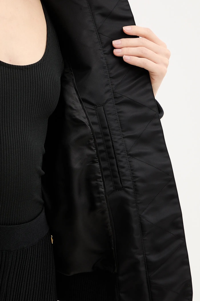 Bunda bomber s prímesou vlny BOSS 50518933