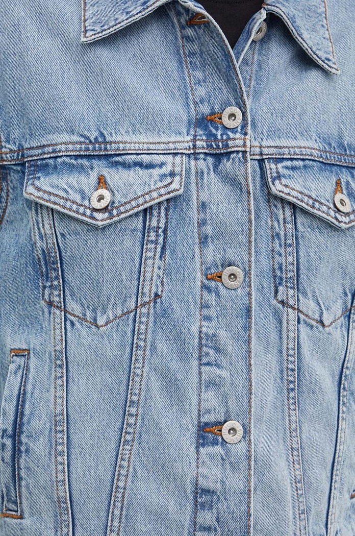 HUGO Blue kurtka jeansowa 50517249 niebieski