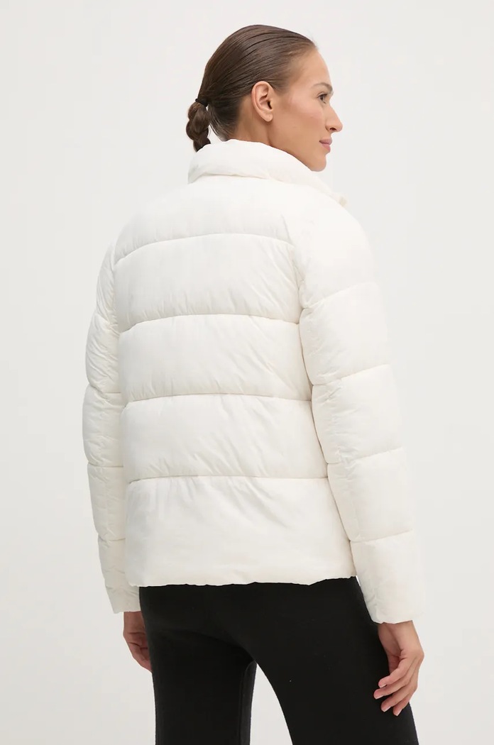 Oblečení Guess prošívaná bunda dámská NEW CLAUDIA V4YL03.WFUD0 béžová