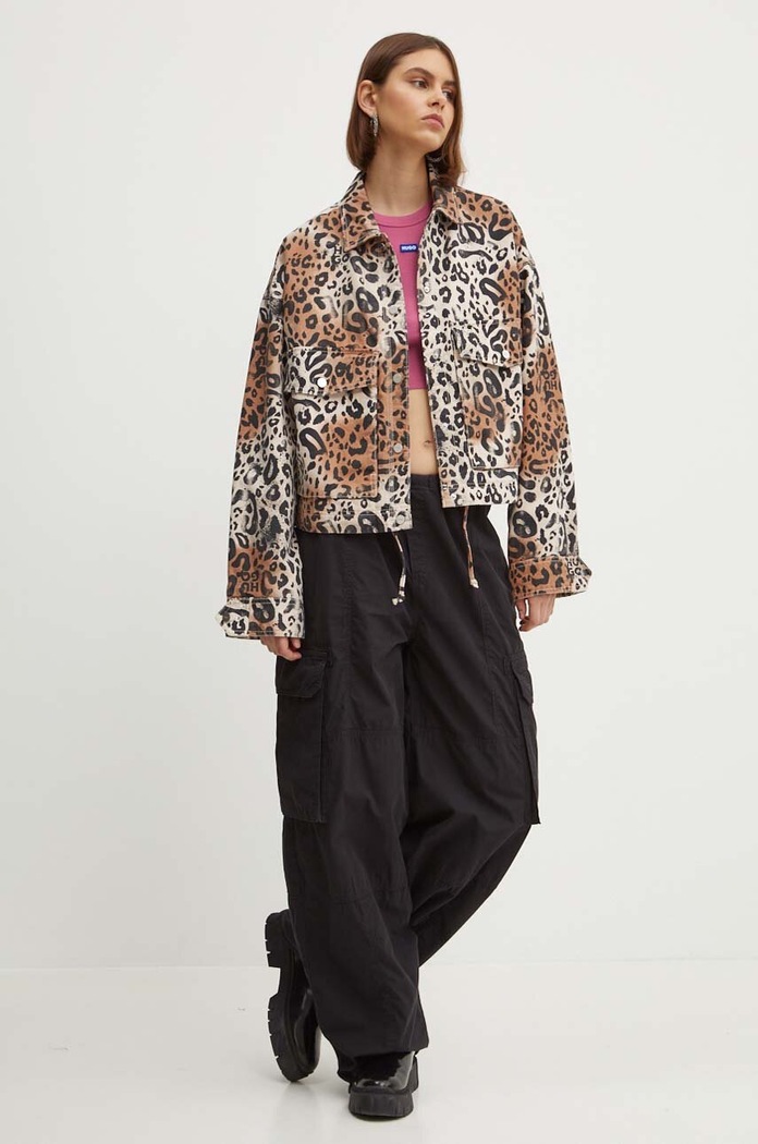 Traper jakna HUGO 50516527 smeđa AW24