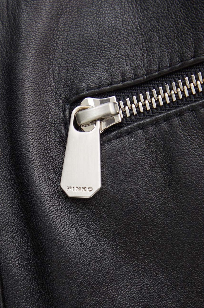 Kožna jakna Pinko crna 103883.Y75K