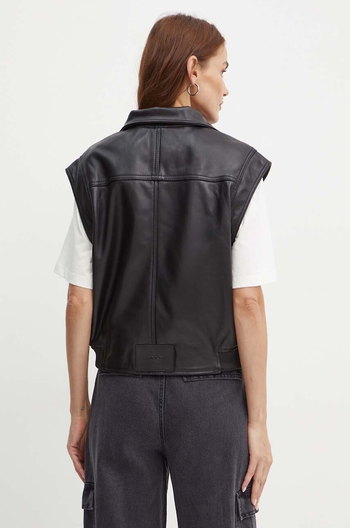 Дрехи Кожен елек Pinko 103898.A21L черен