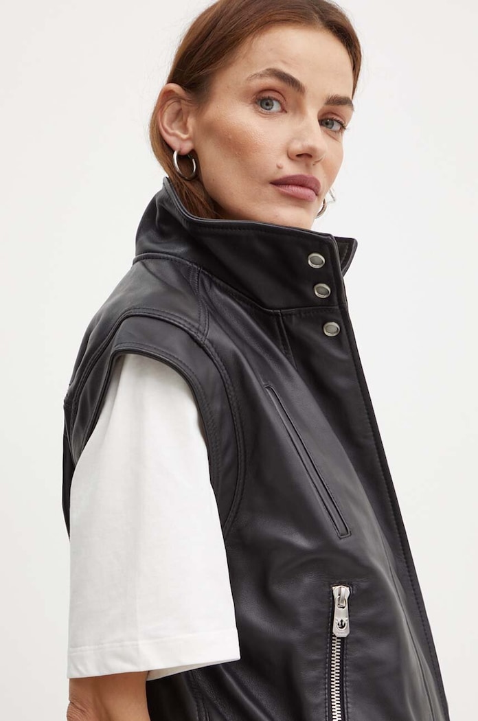 Кожен елек Pinko черен 103898.A21L