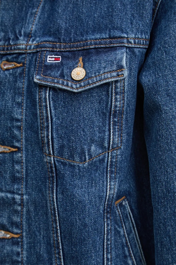 Džínová bunda Tommy Jeans DW0DW19280 námořnická modř