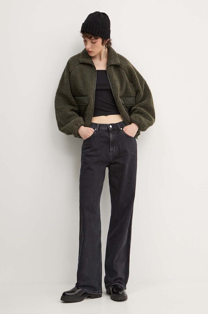 Bunda Tommy Jeans DW0DW18303 zelená AW24