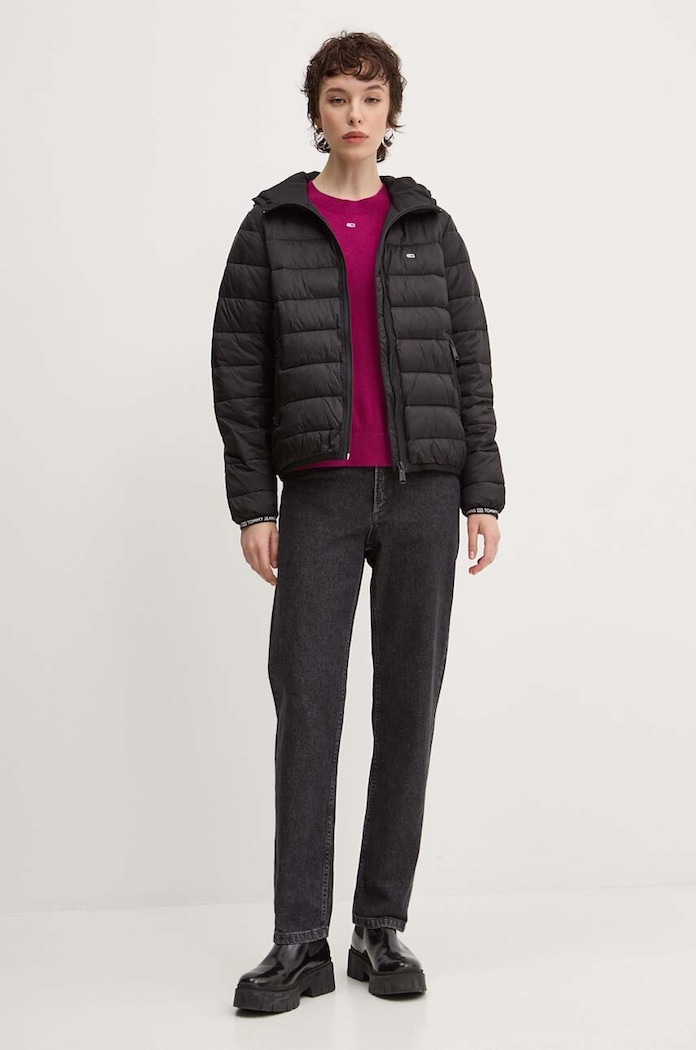 Tommy Jeans kurtka DW0DW18308 czarny AW24