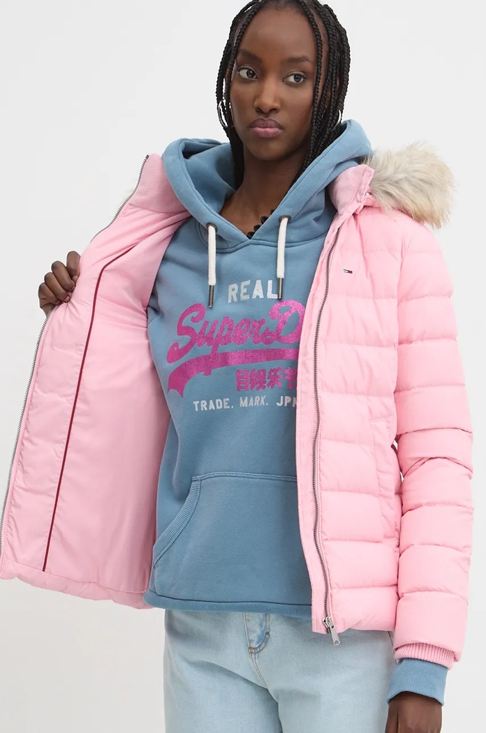 Пухено яке Tommy Jeans DW0DW18312