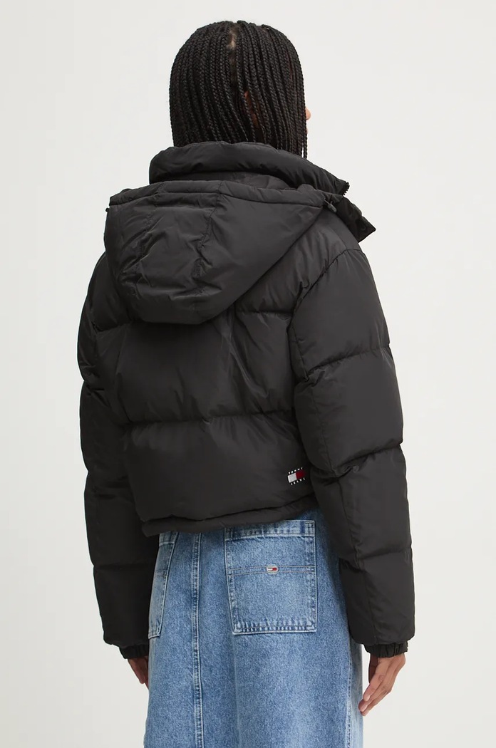 Odzież Tommy Jeans kurtka puchowa damska DW0DW18609 czarny
