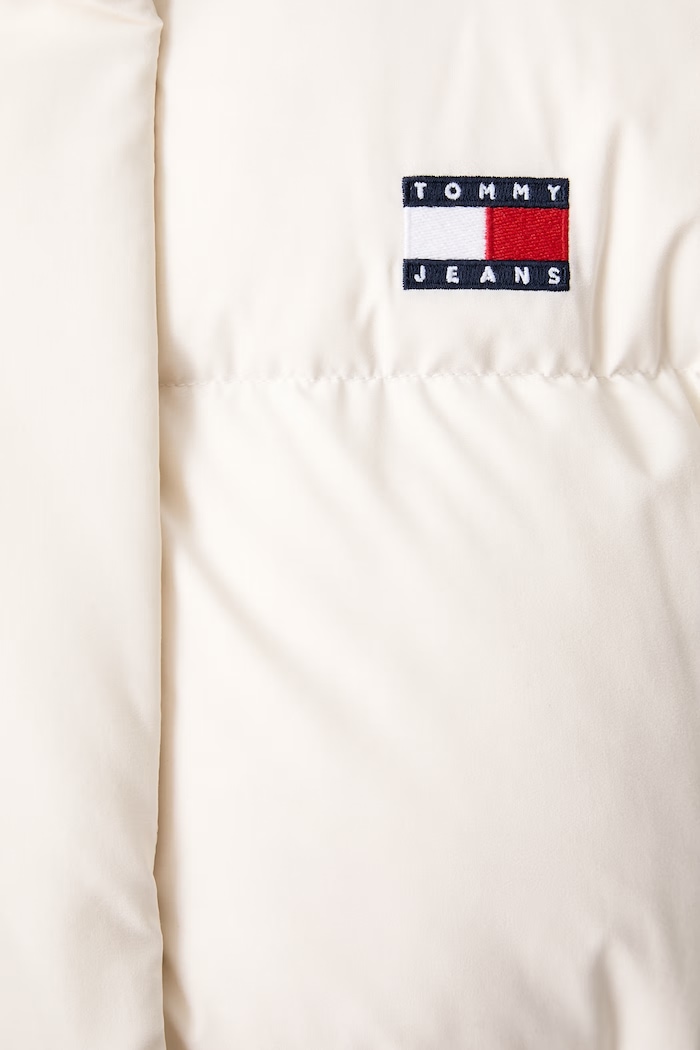 Kurtka puchowa damska Tommy Jeans beżowy DW0DW18610