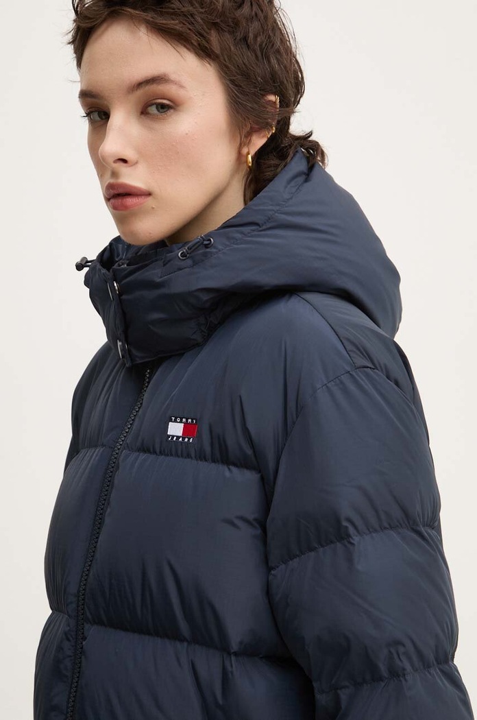 Tommy Jeans páperová bunda dámska DW0DW18610 tmavomodrá