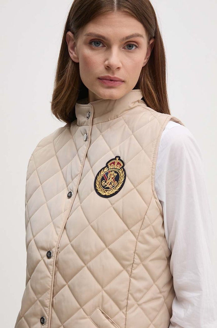 Lauren Ralph Lauren bezrękawnik beżowy 297951276