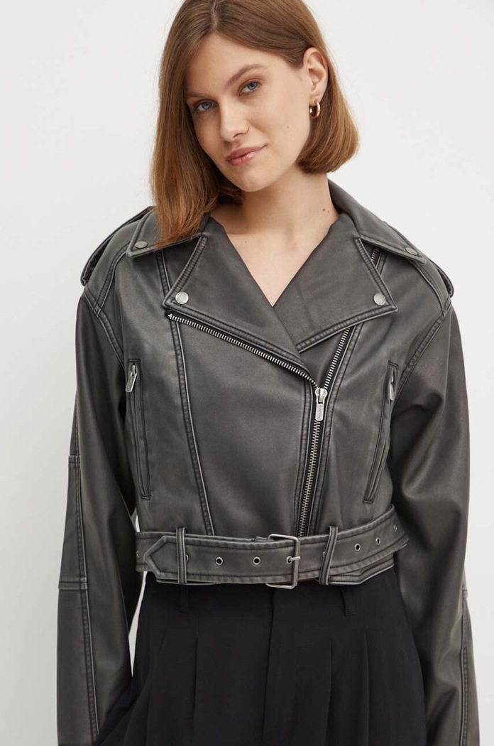 Pepe Jeans ramoneska AMALIA nieocieplane szary PL402422