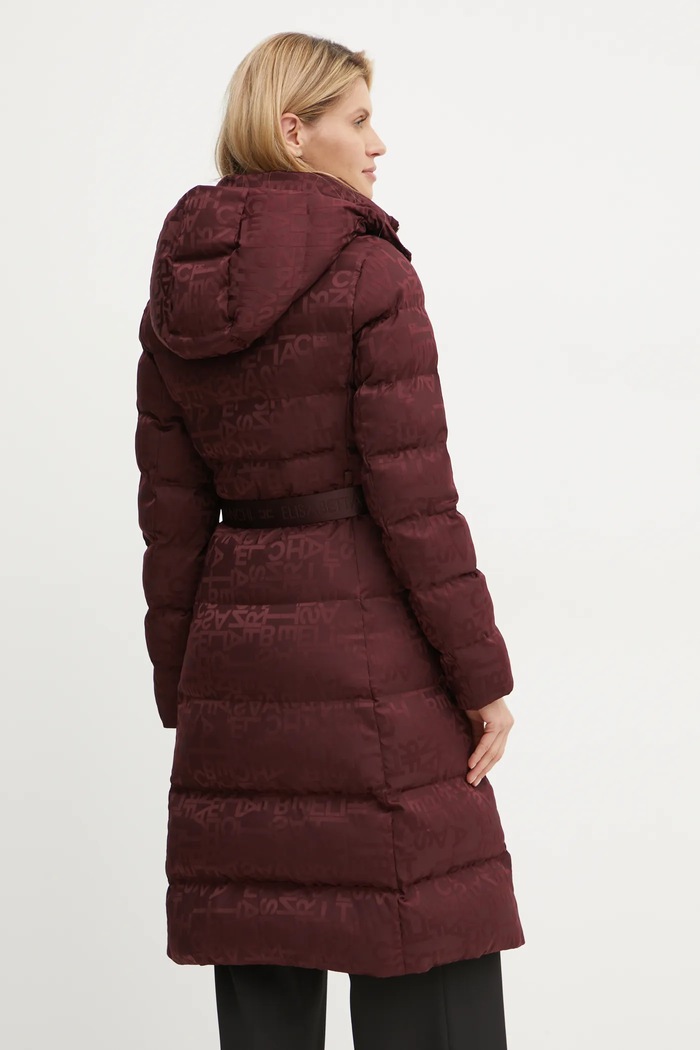 Oblečenie Bunda Elisabetta Franchi PI71D46E2 burgundské