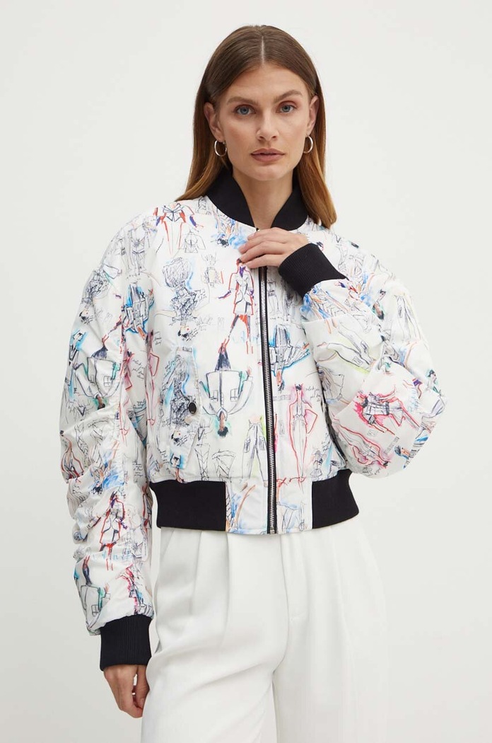 Bomber bunda Karl Lagerfeld s podšívkou vícebarevná 245W1409