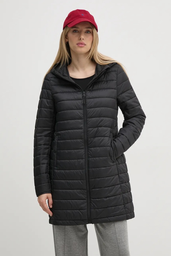 Яке United Colors of Benetton с изолация черен 2TWDDN02Q