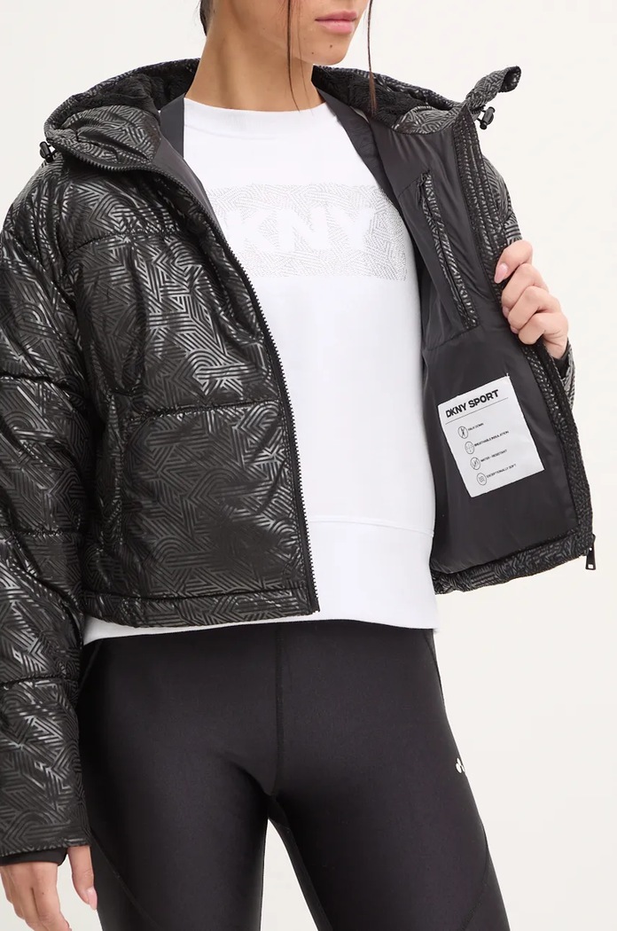 Μπουφάν Dkny DP4J9549 μαύρο