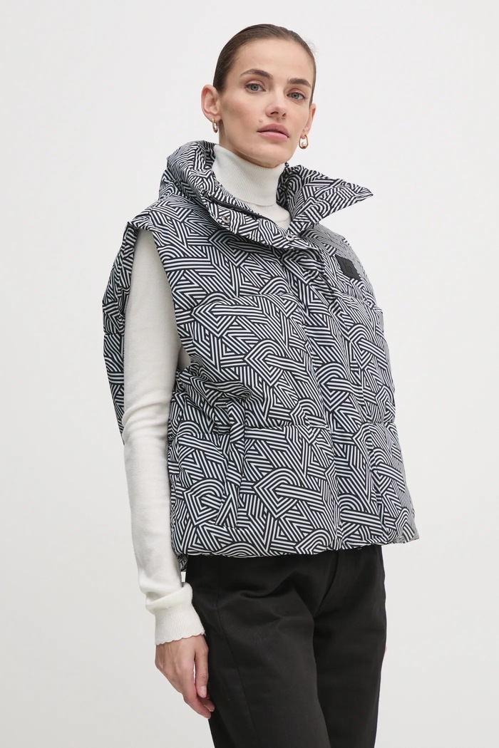 Vesta Dkny s podšívkou šedá D2G4A224