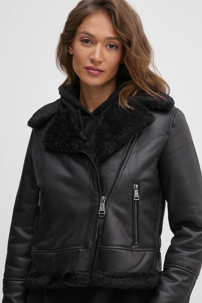 Bunda Dkny černá DLEMFQ42