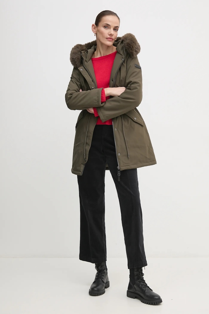 Dkny parka DLEMPT22 zielony AW24