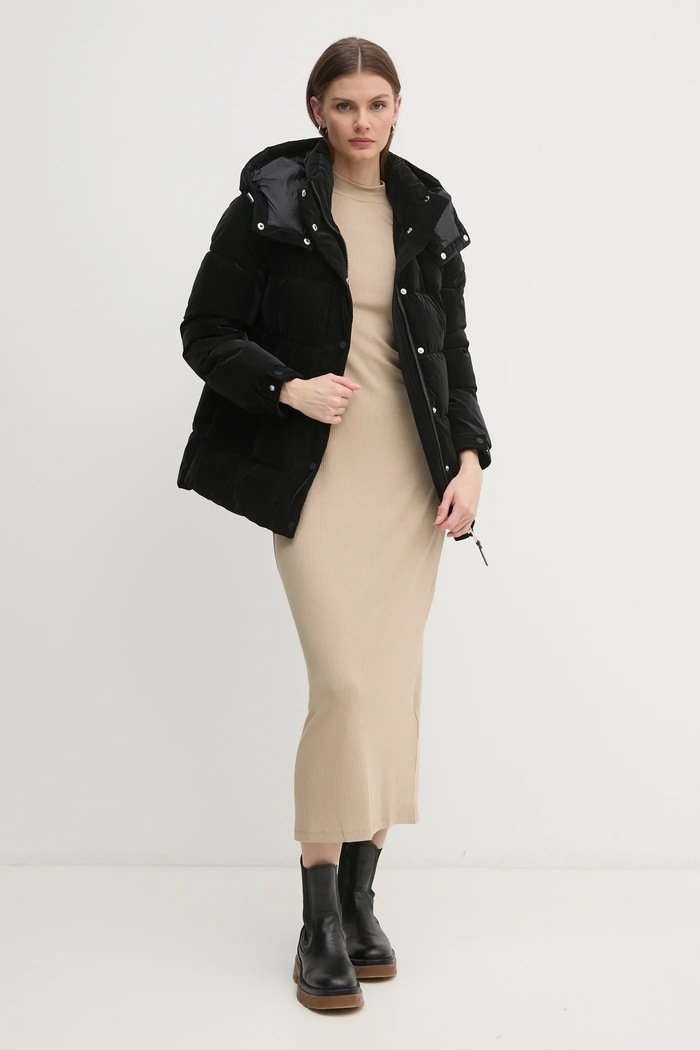 Bunda Dkny DLEMPQ74 čierna AW24