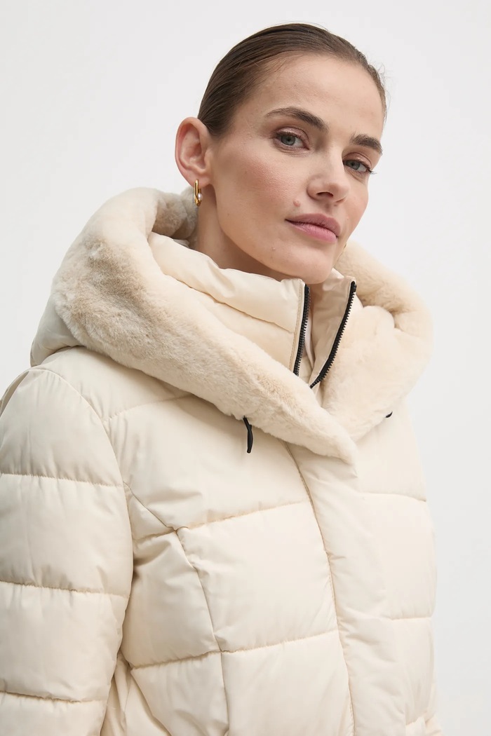 Bunda Dkny béžová DLEMPS75