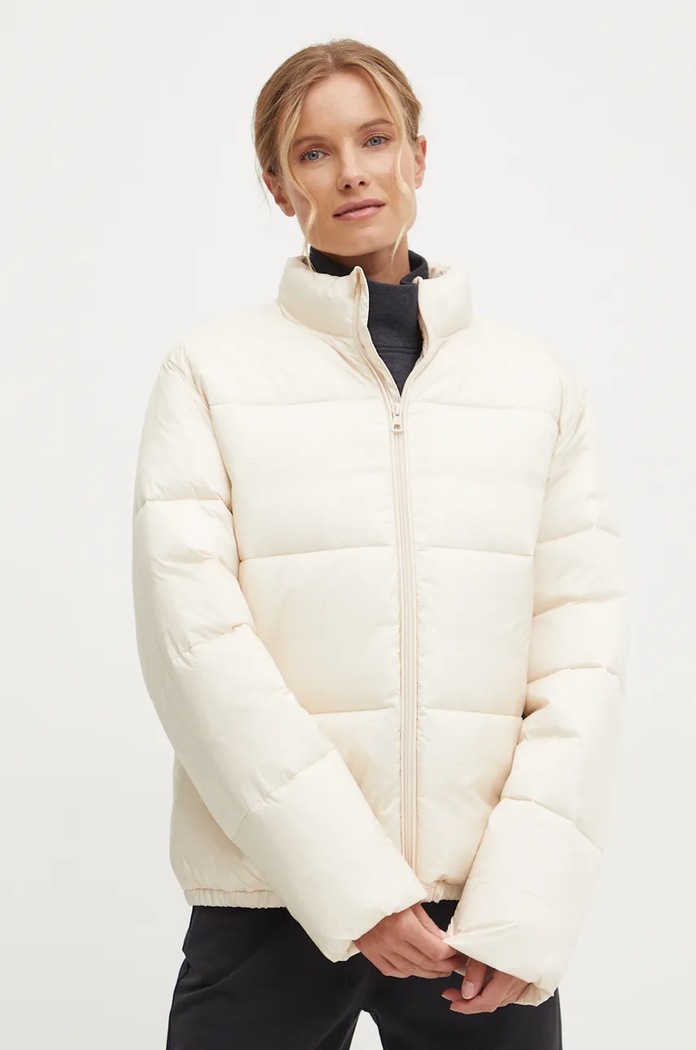 Jakna EA7 Emporio Armani s toplom postavom bež PNHXZ.6DUB02.1713