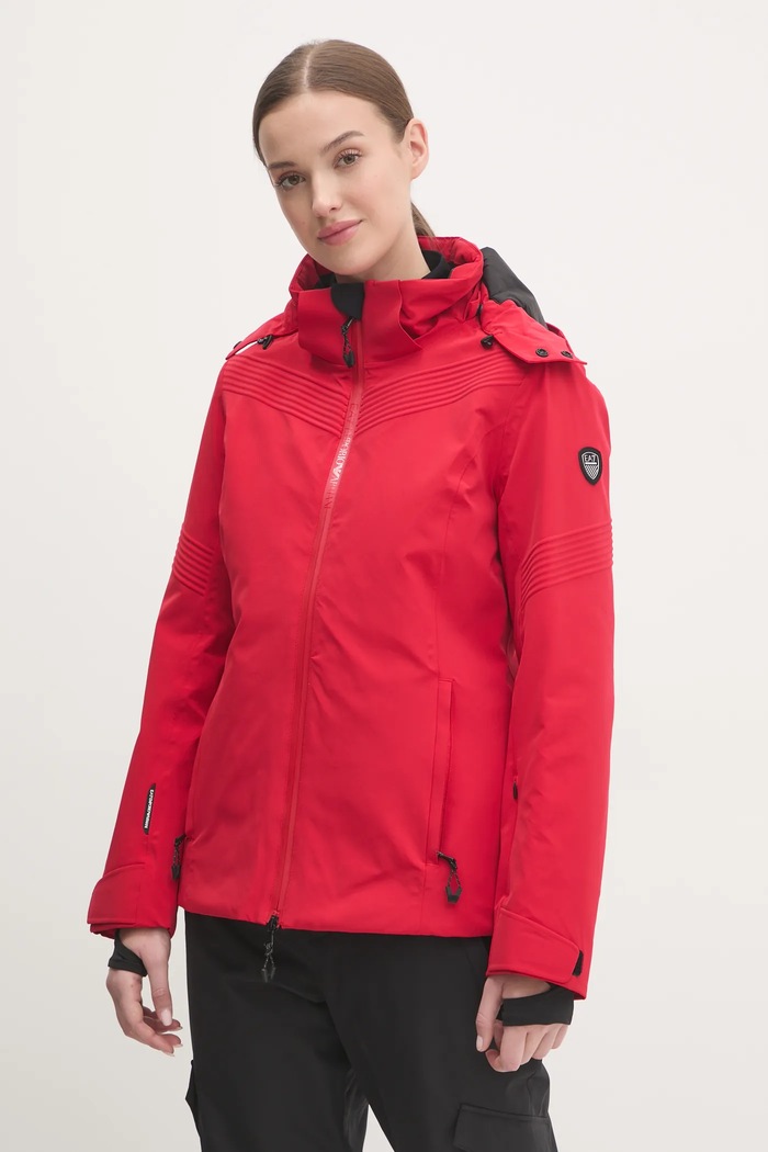 EA7 Emporio Armani síkabát Cortina Embossed Toray téli sportok piros TN44Z.6DTG03.1461