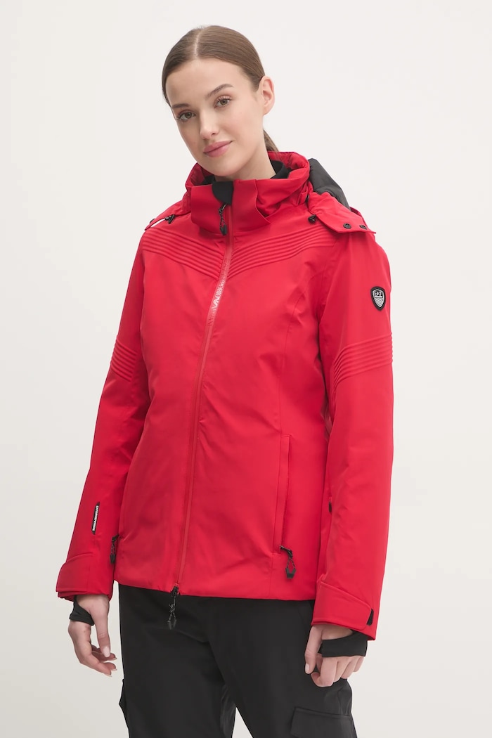 EA7 Emporio Armani síkabát Cortina Embossed Toray téli sportok piros TN44Z.6DTG03.1461