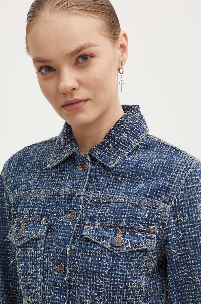 Jeans jakna Diesel DE-ATEL-S modra A14203.0PGAH