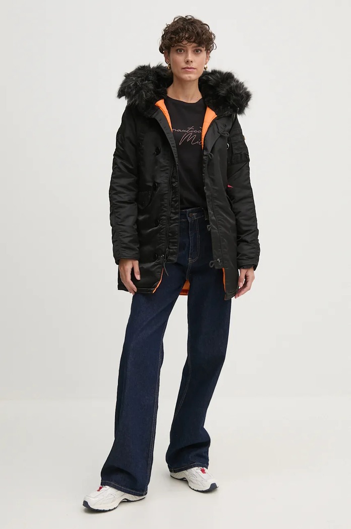 Jakna Alpha Industries N-3B VF 59 Wmn 113007 crna AW24