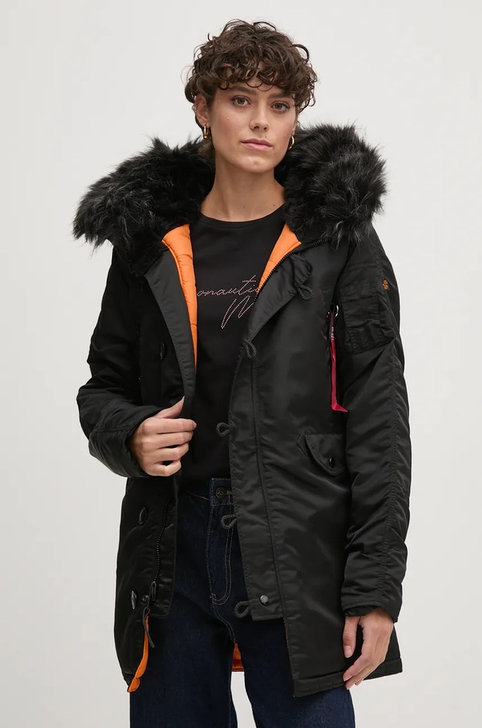 Jakna Alpha Industries N-3B VF 59 Wmn crna 113007