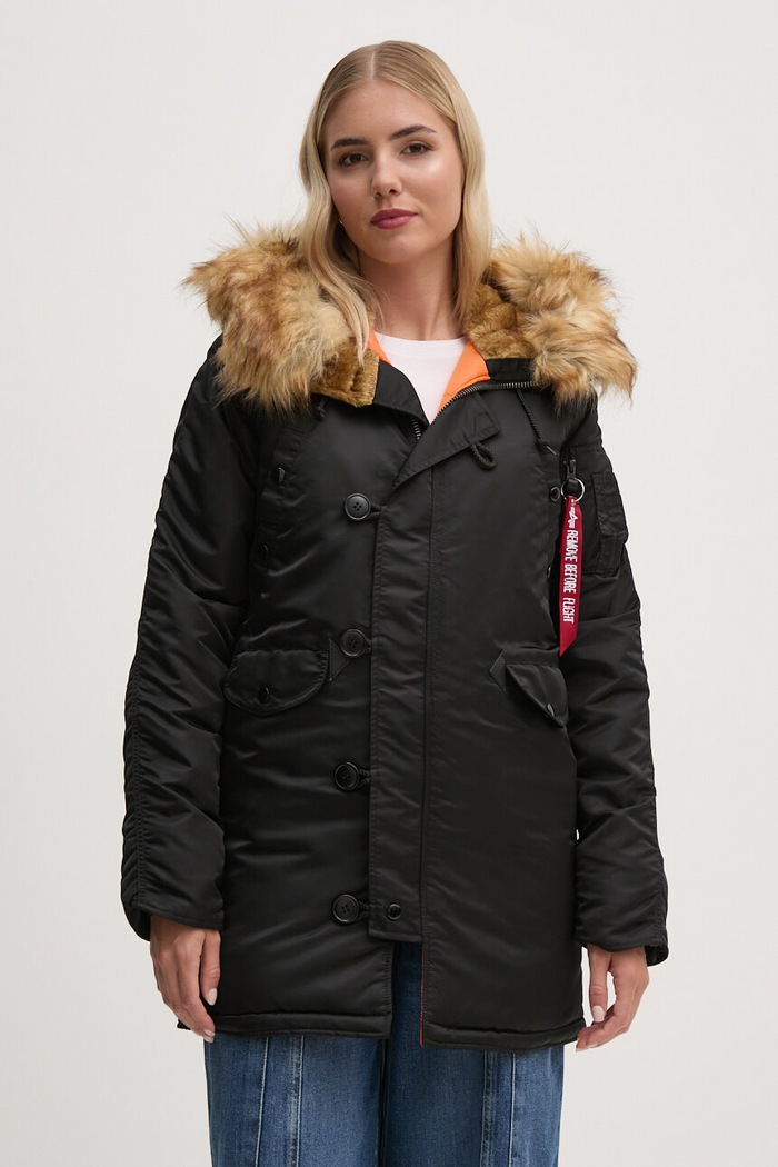 Bunda Alpha Industries N-3B VF 59 Wmn s podšívkou černá 113007